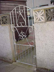 wrought iron gate