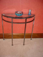 wrought iron table