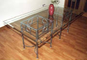 wrought iron table