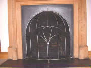 wrought iron firescreen