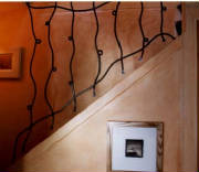 wrought iron staicase