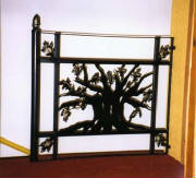 wrought iron staicase