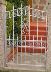 wrought iron gate