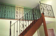 wrought iron staicase