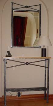 wrought iron table