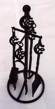 wrought iron companian set