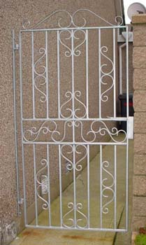 wrought iron gate